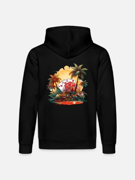 Casino - Stanley/Stella DRUMMER Unisex Organic Hoodie - black