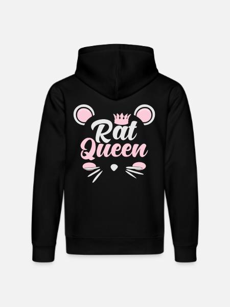 Rotte dronning - Stanley/Stella DRUMMER økologisk unisex-hoodie - sort