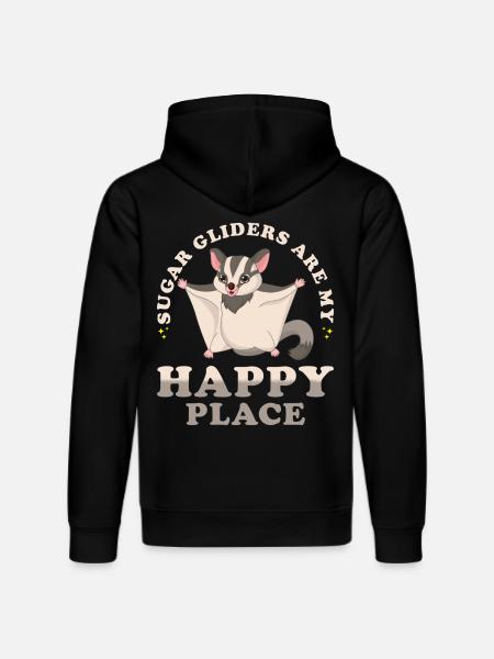 Sugar Glider Saying - Stanley/Stella DRUMMER Unisex Organic Hoodie - black