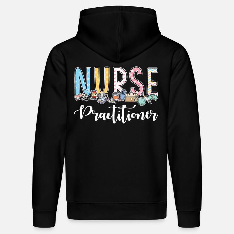 Nurse Practitioner - Stanley/Stella Unisex Bio-Hoodie DRUMMER  - Schwarz