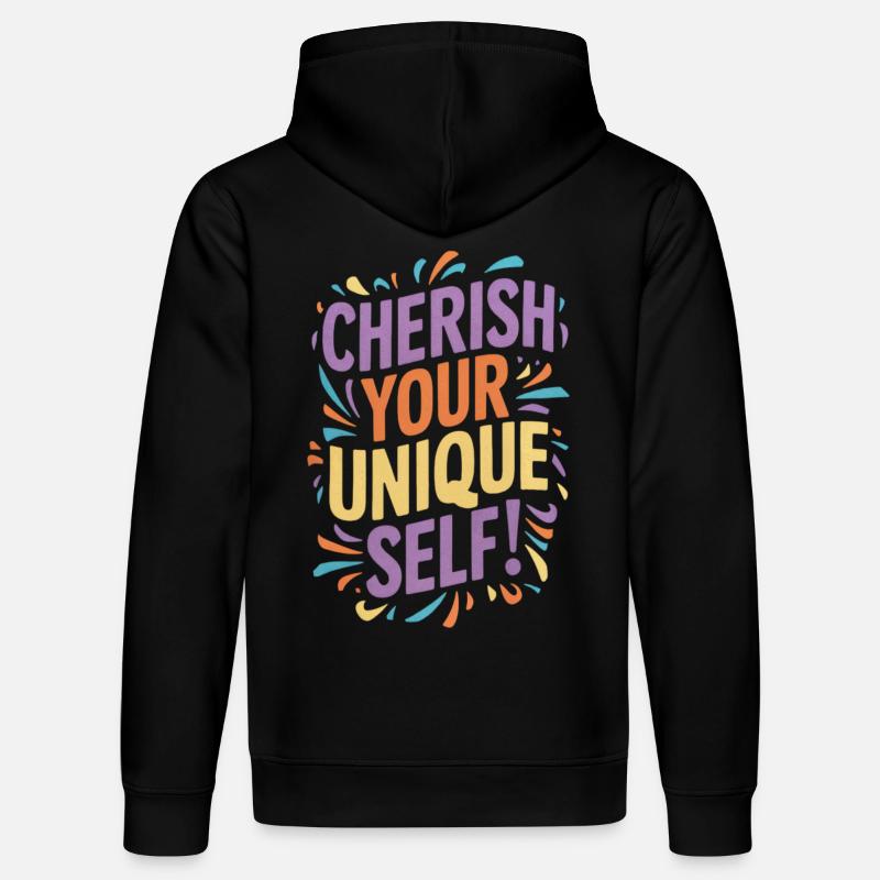 Chérissez votre message unique - Sweat à capuche bio DRUMMER Stanley/Stella Unisexe - noir