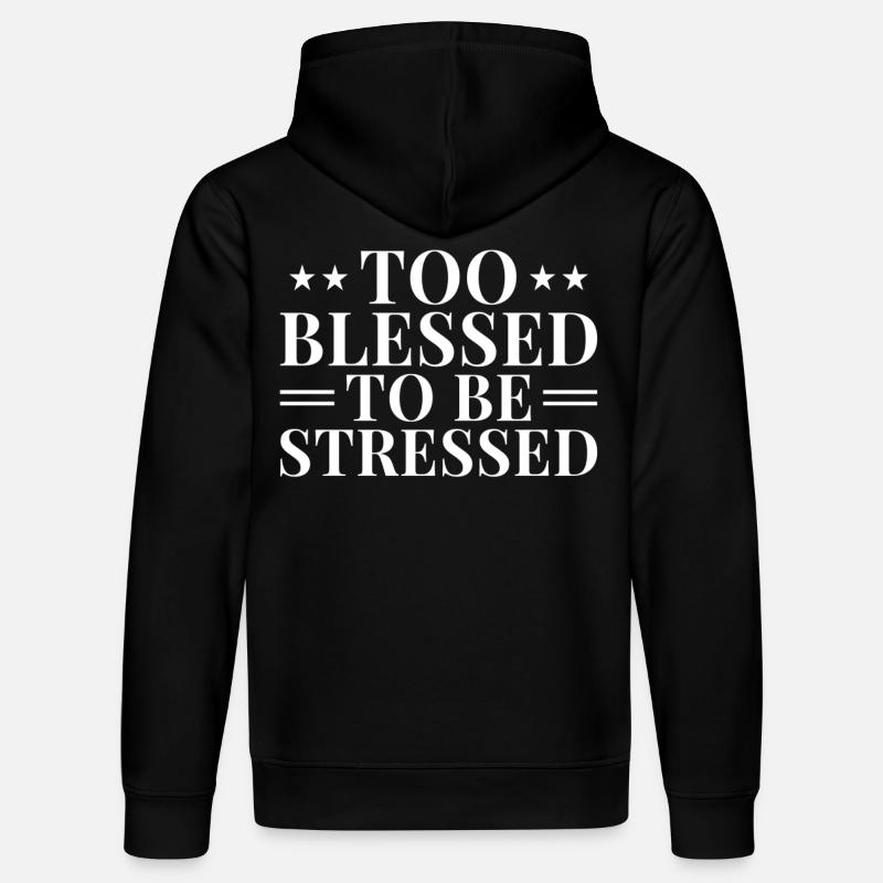 Too to be baptized - Stanley/Stella DRUMMER Unisex Organic Hoodie - black