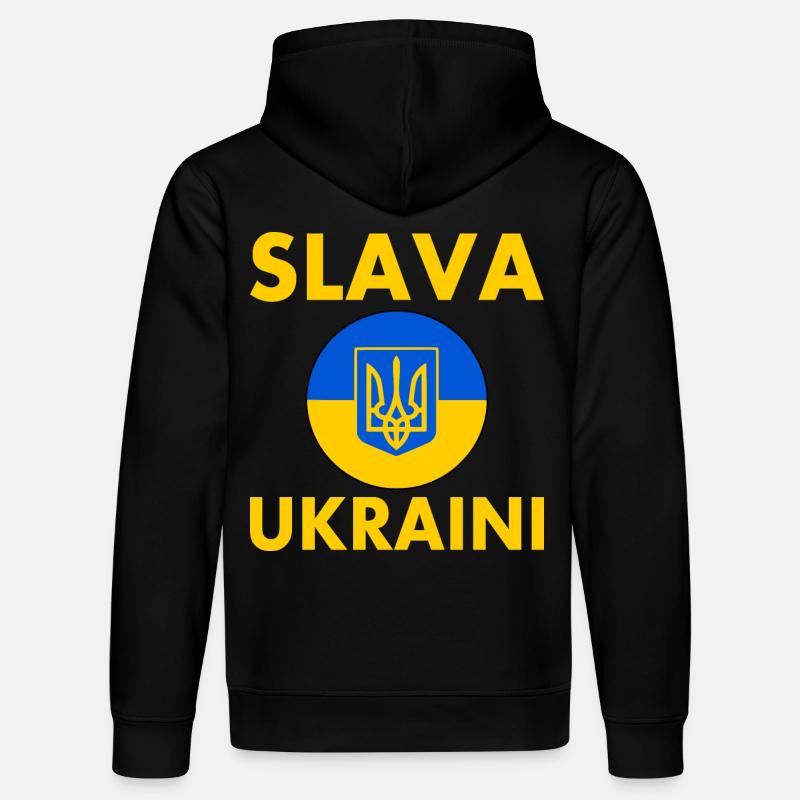 Slava ukraini - Stanley/Stella Unisex Bio-Hoodie DRUMMER - Schwarz