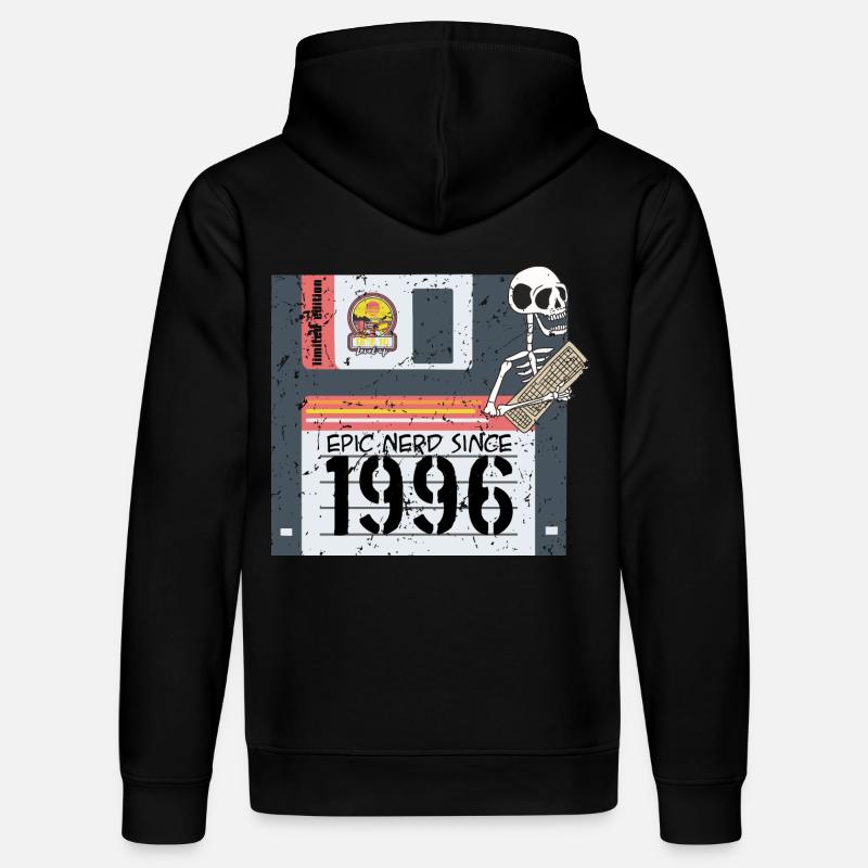 Nerd Anniversaire 1996 - Sweat à capuche bio DRUMMER Stanley/Stella Unisexe - noir