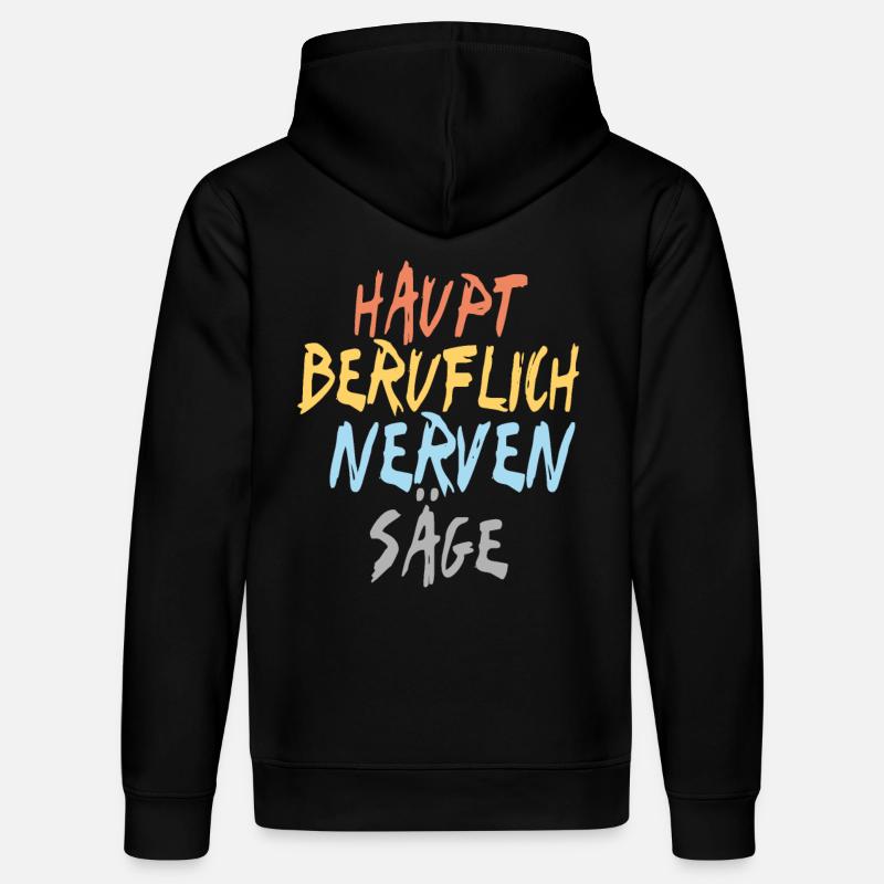 Nervensäge - Stanley/Stella Unisex Bio-Hoodie DRUMMER - Schwarz