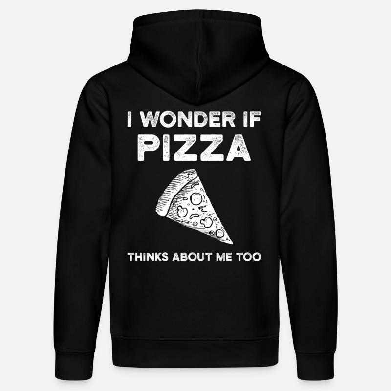 Pizza - Sweat à capuche bio DRUMMER Stanley/Stella Unisexe - noir