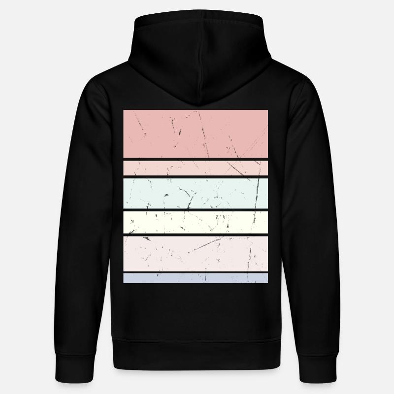 Rectangle pastel d’arrière-plan - Sweat à capuche bio DRUMMER Stanley/Stella Unisexe - noir