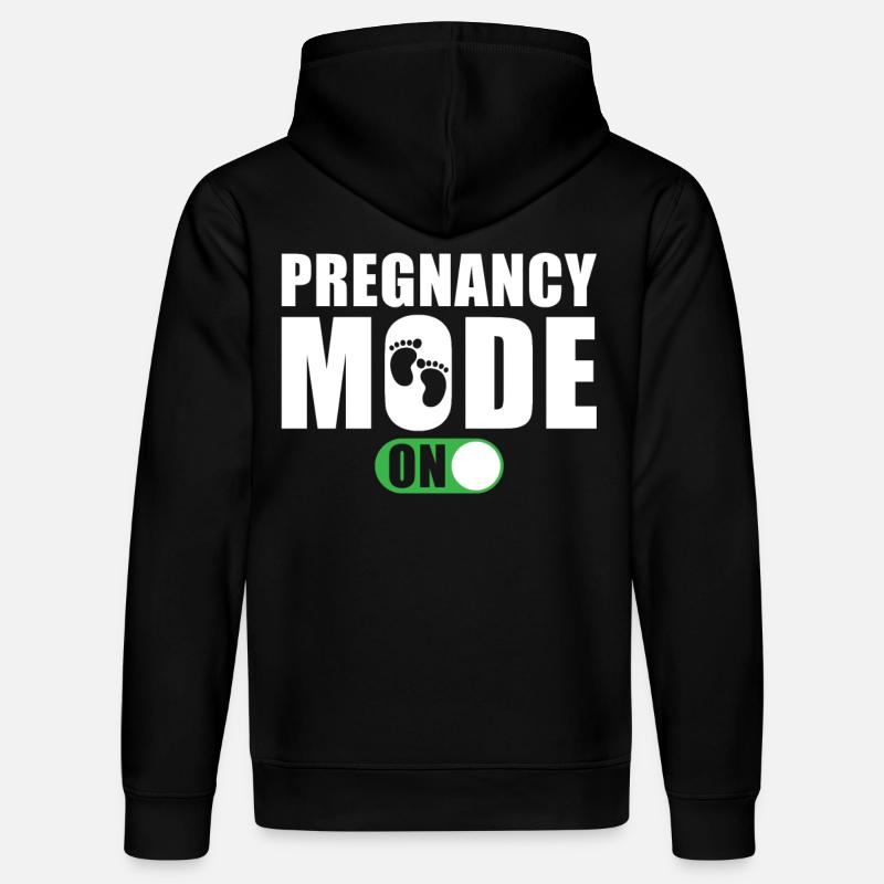 Mode grossesse activé - Sweat à capuche bio DRUMMER Stanley/Stella Unisexe - noir