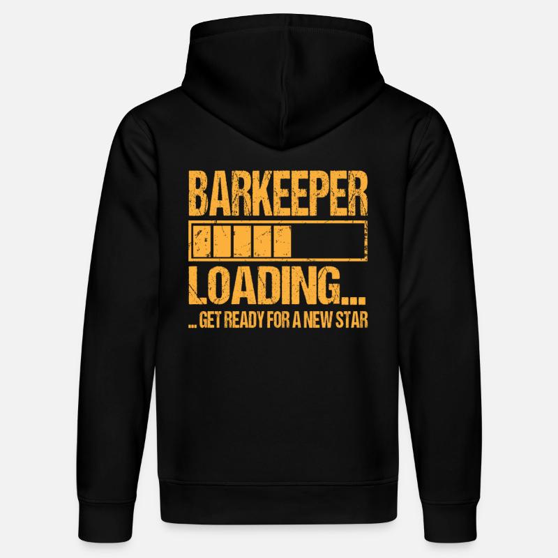 Bartender loading Bartender Training - Stanley/Stella DRUMMER Unisex Organic Hoodie - black