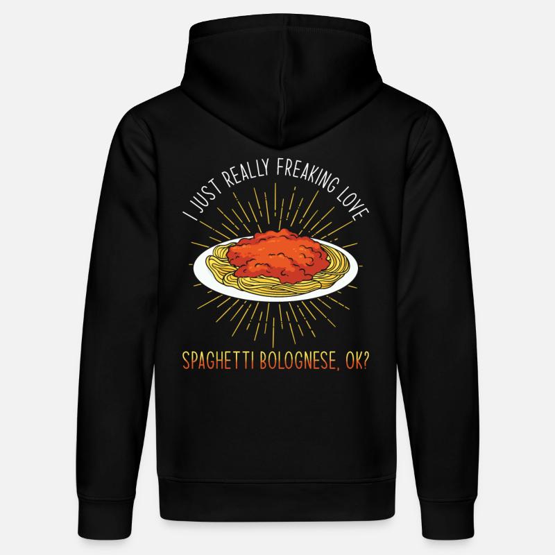 Spaghetti Bolognese - Stanley/Stella Unisex Bio-Hoodie DRUMMER  - Schwarz