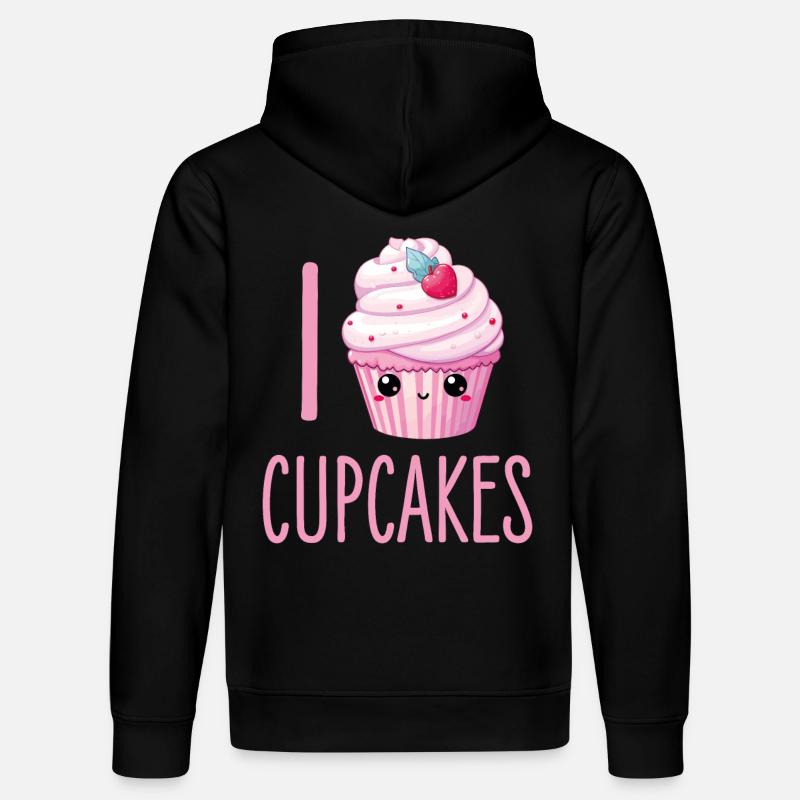 Cupcake Kawaii - Sweat à capuche bio DRUMMER Stanley/Stella Unisexe - noir