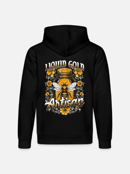 Beekeeper Beekeeping Honey Maker Design - Stanley/Stella DRUMMER Unisex Organic Hoodie - black