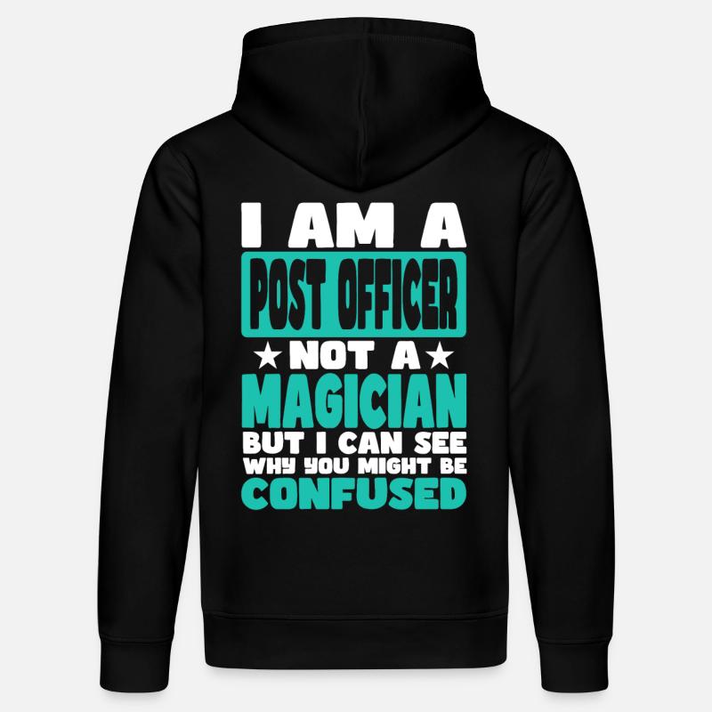 Agent des postes - Sweat à capuche bio DRUMMER Stanley/Stella Unisexe - noir