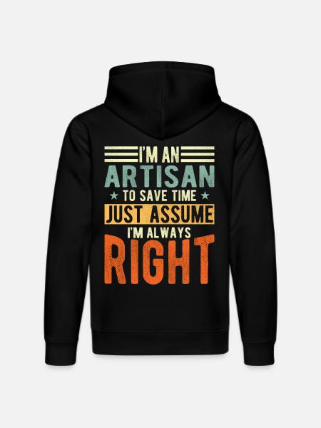Craftsman - Stanley/Stella DRUMMER Unisex Organic Hoodie - black