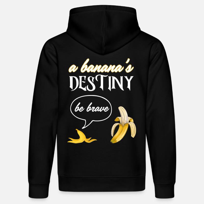 Le destin d’une banane - Sweat à capuche bio DRUMMER Stanley/Stella Unisexe - noir
