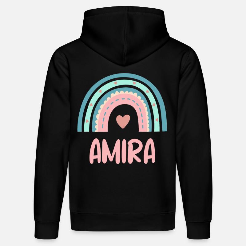 Amira Nom Rainbow Baby - Sweat à capuche bio DRUMMER Stanley/Stella Unisexe - noir