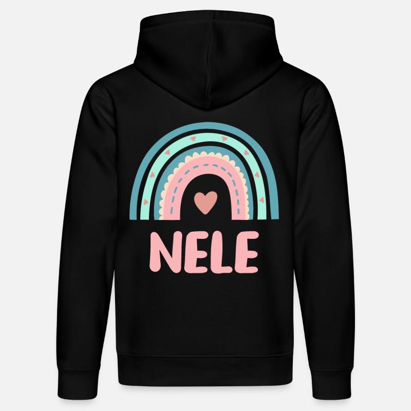 Nele Nom Rainbow Baby - Sweat à capuche bio DRUMMER Stanley/Stella Unisexe - noir