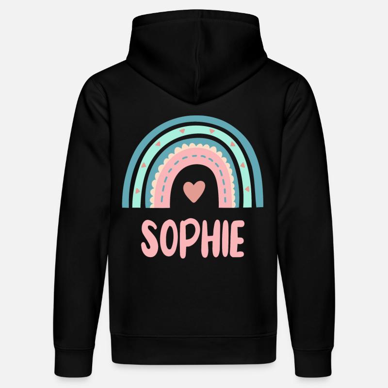 Sophie Nom Rainbow Baby - Sweat à capuche bio DRUMMER Stanley/Stella Unisexe - noir