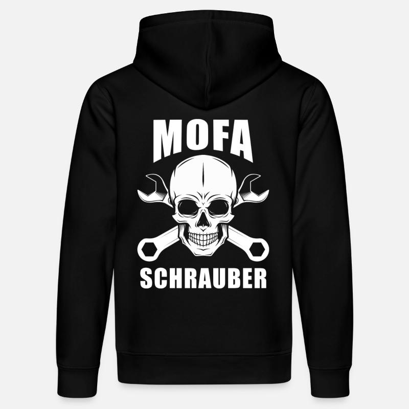 Visseuse mobylette - Sweat à capuche bio DRUMMER Stanley/Stella Unisexe - noir