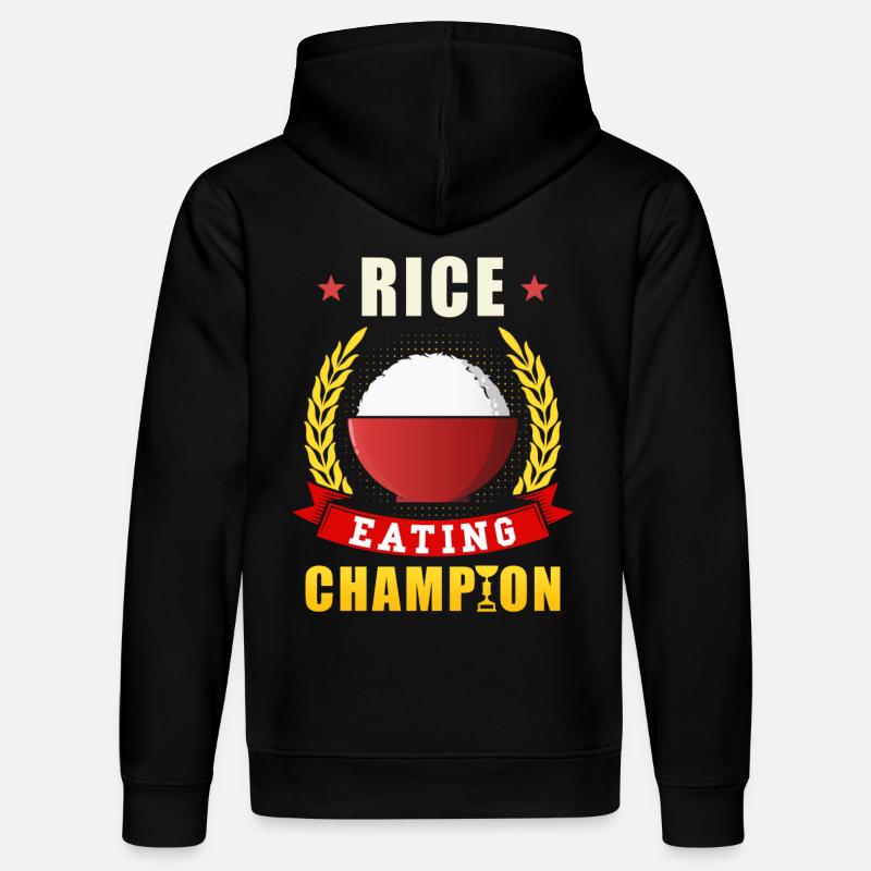 Champion du riz - Sweat à capuche bio DRUMMER Stanley/Stella Unisexe - noir