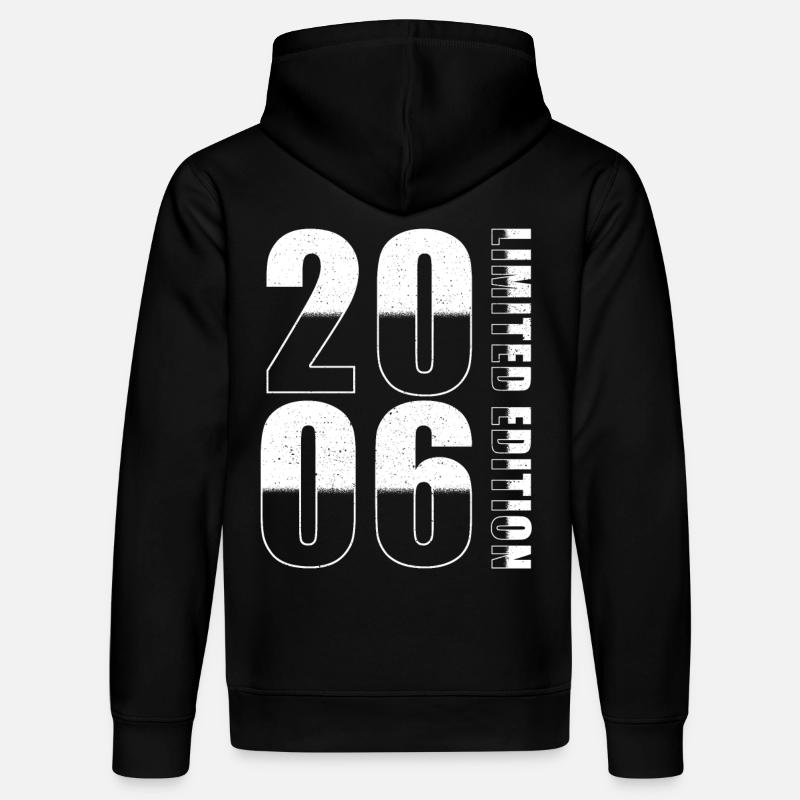 2006 Édition Limitée Anniversaire - Sweat à capuche bio DRUMMER Stanley/Stella Unisexe - noir