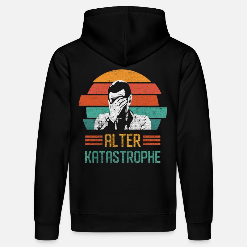 Alter Katastrophe - Stanley/Stella Unisex Bio-Hoodie DRUMMER  - Schwarz