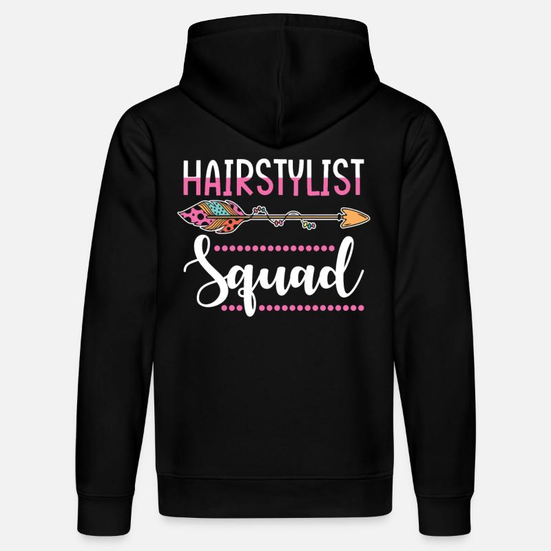 groupe de coiffeurs - Sweat à capuche bio DRUMMER Stanley/Stella Unisexe - noir