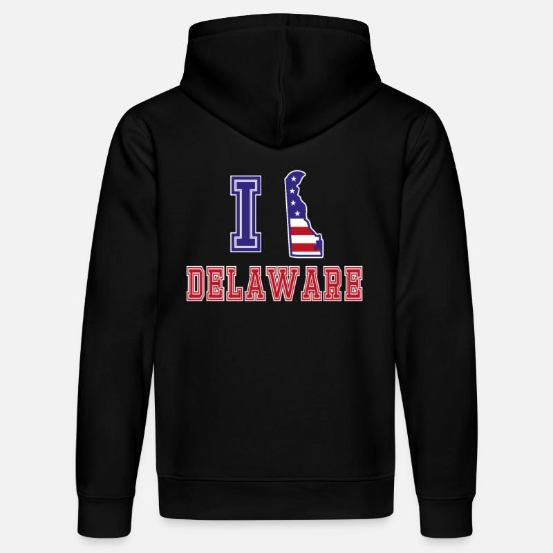 Delaware USA J’adore Albama - Sweat à capuche bio DRUMMER Stanley/Stella Unisexe - noir
