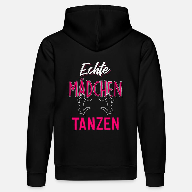 Echte Mädchen tanzen - Stanley/Stella Unisex Bio-Hoodie DRUMMER  - Schwarz