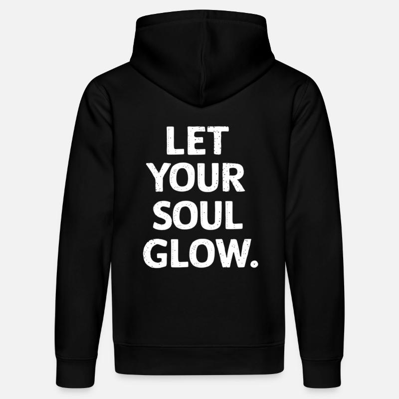Laissez briller votre âme - Sweat à capuche bio DRUMMER Stanley/Stella Unisexe - noir