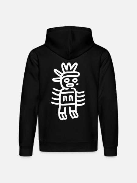 Aztec God Ancient Mythology Quetzalcoatl - Stanley/Stella DRUMMER Unisex Organic Hoodie - black