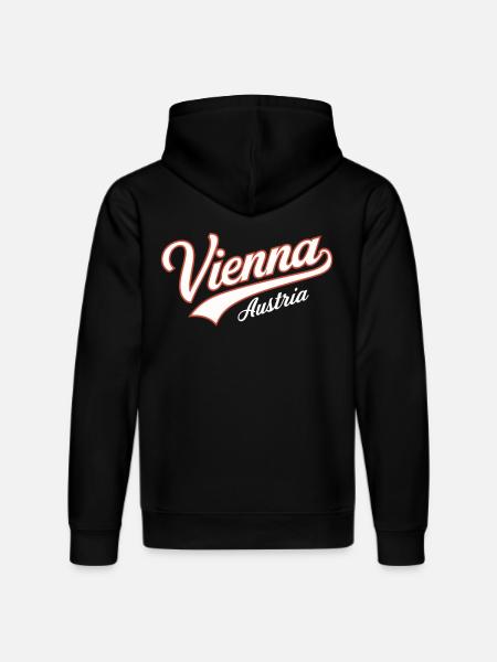 Vienna Austria Souvenir - Stanley/Stella DRUMMER Unisex Organic Hoodie - black