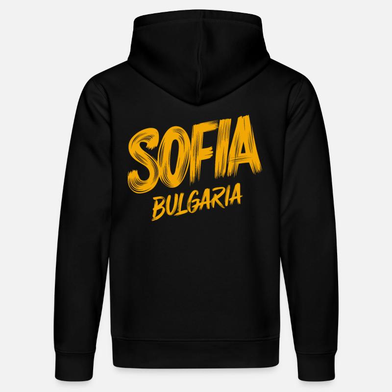 Sofia Bulgarien Souvenir - Stanley/Stella Unisex Bio-Hoodie DRUMMER  - Schwarz