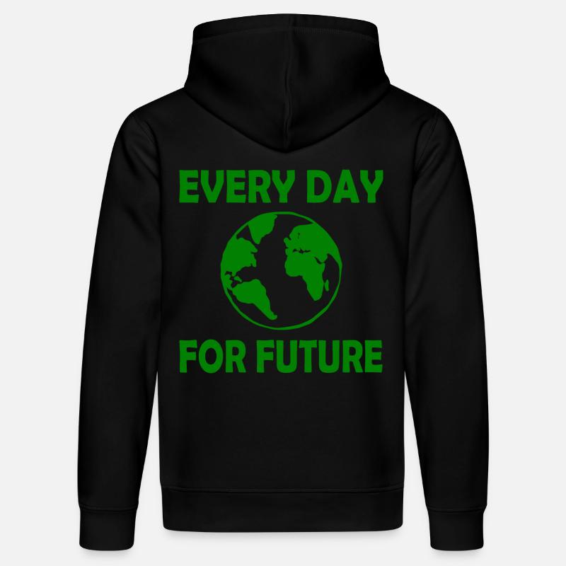 Every day for future - Sweat à capuche bio DRUMMER Stanley/Stella Unisexe - noir