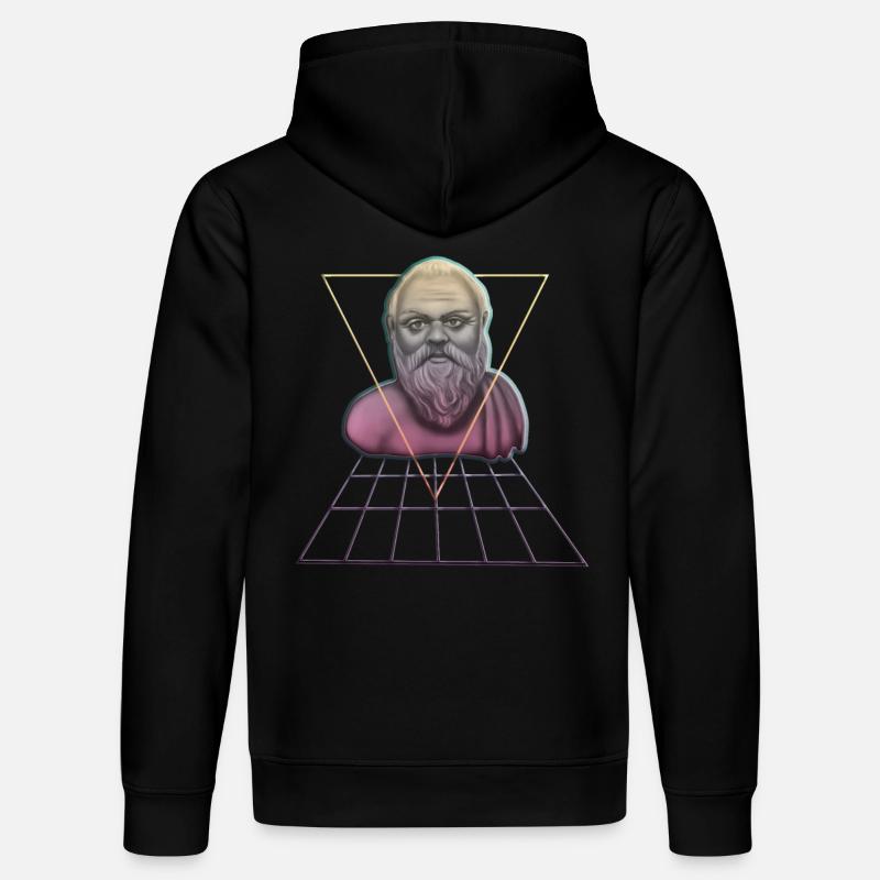 Socrate Philosophe Cadeau d’étudiant - Sweat à capuche bio DRUMMER Stanley/Stella Unisexe - noir
