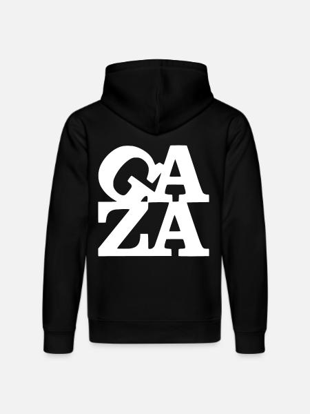 Gaza - Stanley/Stella DRUMMER Unisex Organic Hoodie - black