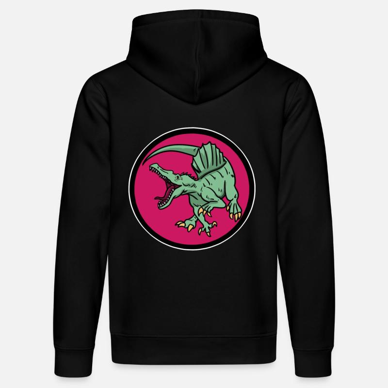 Logo Dino - Sweat à capuche bio DRUMMER Stanley/Stella Unisexe - noir