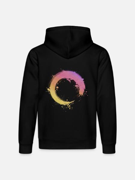 Zen Circle - Stanley/Stella DRUMMER Unisex Organic Hoodie - black