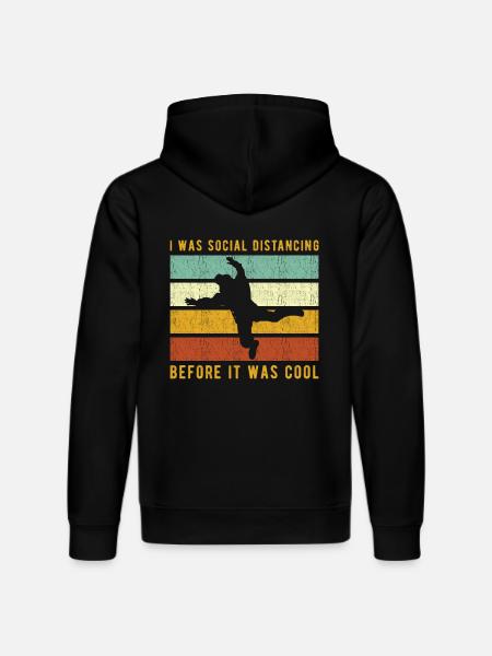 Skydiver skydiving - Stanley/Stella DRUMMER Unisex Organic Hoodie - black
