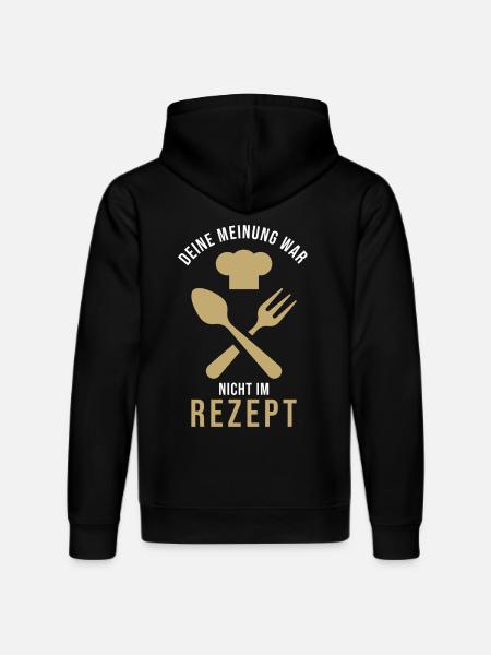 Cook gift saying funny - Stanley/Stella DRUMMER Unisex Organic Hoodie - black