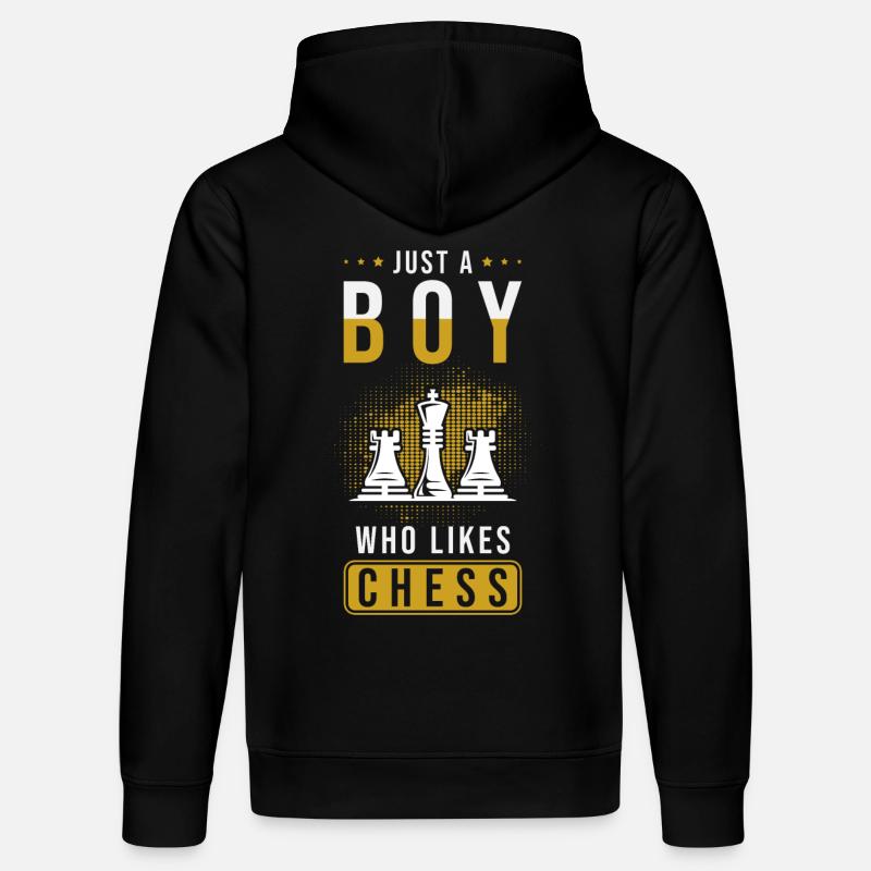 Schach - Stanley/Stella Unisex Bio-Hoodie DRUMMER  - Schwarz
