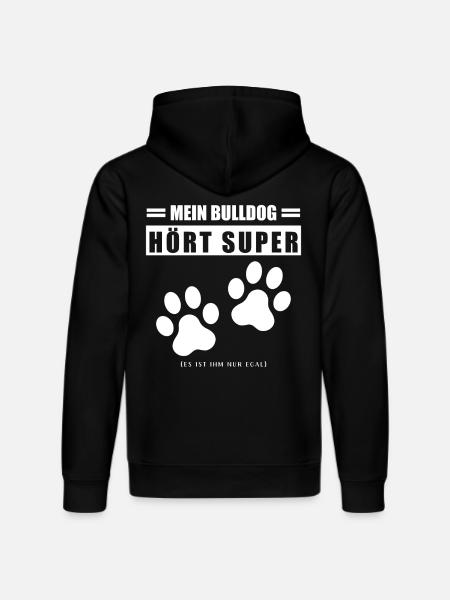 Bulldog - Stanley/Stella Unisex Bio-Hoodie DRUMMER - Schwarz