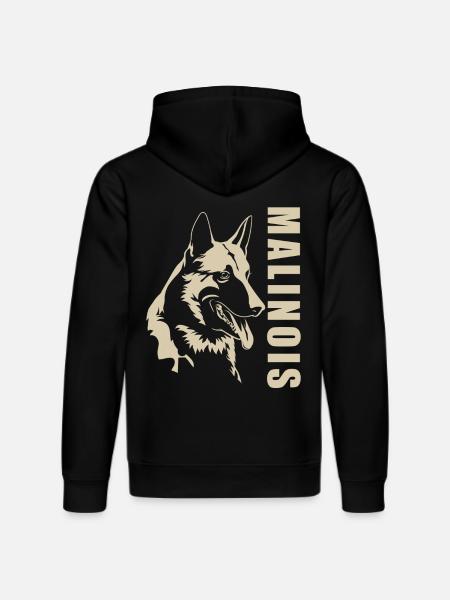 Malinois - Stanley/Stella DRUMMER Unisex Organic Hoodie - black