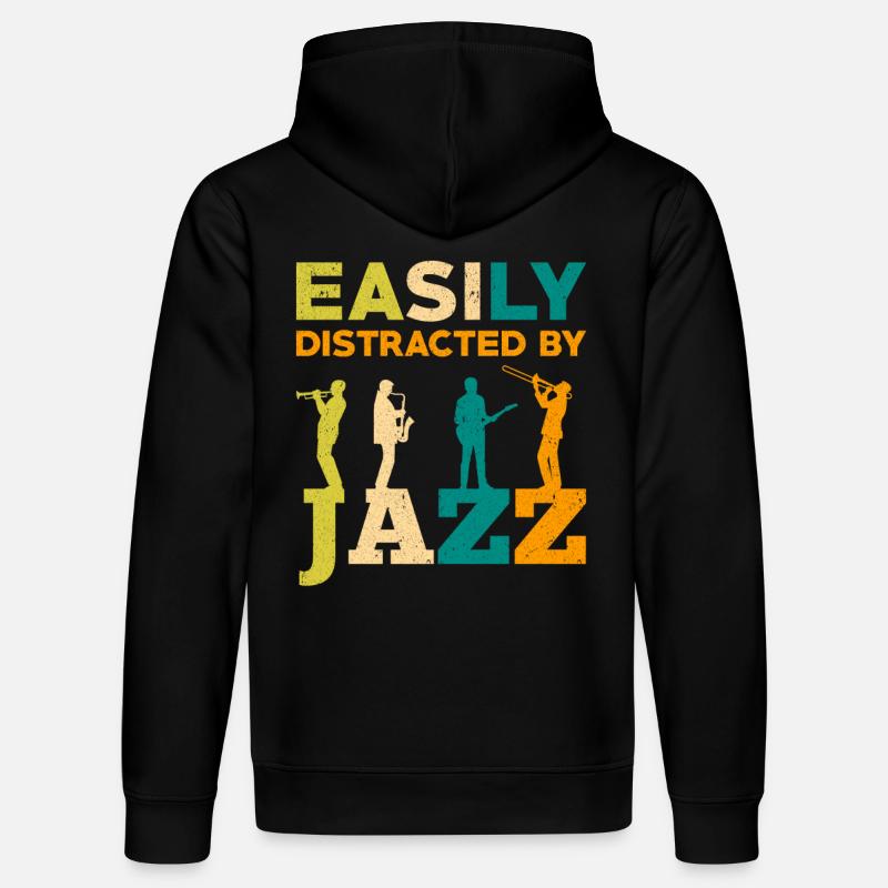 Jazz Musik - Stanley/Stella Unisex Bio-Hoodie DRUMMER  - Schwarz