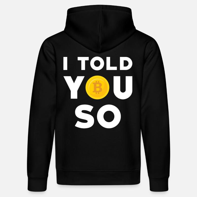 Bitcoin - Stanley/Stella Unisex Bio-Hoodie DRUMMER  - Schwarz