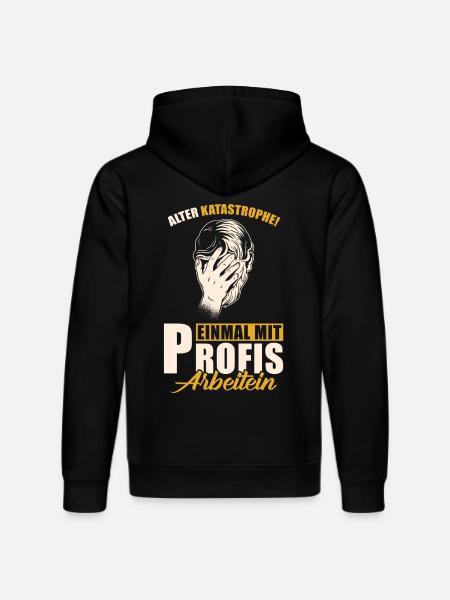 Old catastrophe - Stanley/Stella DRUMMER Unisex Organic Hoodie - black