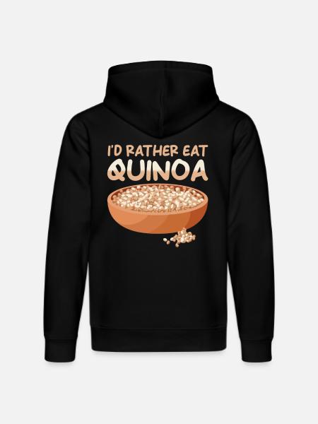 Dicton du quinoa - Sweat à capuche bio DRUMMER Stanley/Stella Unisexe - noir
