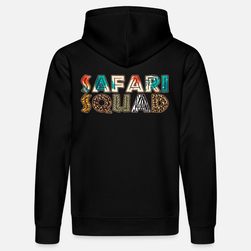 Équipage Safari - Sweat à capuche bio DRUMMER Stanley/Stella Unisexe - noir