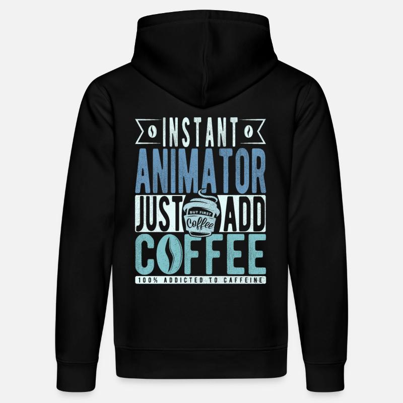 Buchalter Kaffee Spruch - Stanley/Stella Unisex Bio-Hoodie DRUMMER  - Schwarz
