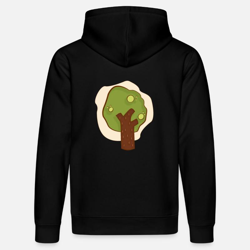 Arbre - Sweat à capuche bio DRUMMER Stanley/Stella Unisexe - noir